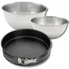 De set bevat 1 springvorm van 30 cm, 1 Zenker spatel en 2 Fackelmann r...