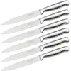 Nirosta Star 6-delige universele keukenmessenset, totale lengte 24 cm