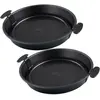 Set van 2 ronde bakvormen voor taarten en quiches van 28 cm met afneem...