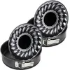 Set van 2 Zenker zwarte metallic springvormen met dubbele bodem en Sav...