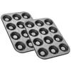 Zenker 9346850 Set van 2 Rumbabavormpjes, mini savarinvorm, cakevorm, ...