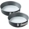 Set van 2 Zenker Energy springvormen met glazen bodem van 26 cm.