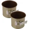 Set van 2 kleine panettonevormen 12 x 10 cm Zenker Mojave Gold