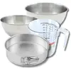 Zenker bakset met springvorm van 26,3 cm, 2 mengkommen, maatbeker en s...