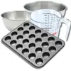 Zenker bakset met muffinvorm voor 24 muffins (38 x 26 cm), 2 mengkomme...