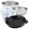 Zenker deegset met quichevorm Lorraine van 28 cm, 2 mengkommen, maatbe...