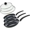 Set de 3 Poêles - ELO - Prima Cucina - Céramique sans PFAS - 3 couverc...