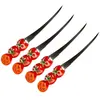 Set van 4 Fackelmann tomatenmessen met gekarteld lemmet van 11 cm.