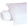 Inconnu Sous-taie d'oreiller molleton 100% coton gratté 60x60 cm blanc