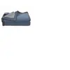 POYET MOTTE Couverture Aubisque en laine woolmark 220x240 cm myosotis et ciel