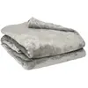 POYET MOTTE plaid microflanelle 130x170 cm perle