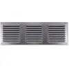 Autogyre Grille d'aération alu AUTOGYRE à persiennes avec moustiquaire brut 300 x 200 mm
