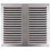 Grille d'aération métallique AUTOGYRE - 200x200 mm - Aluminium anodisé...
