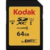 Emtec Kodak carte mémoire SDXC 64Go Class 10 U1