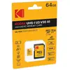 Kodak Micro SDXC 64GB Class 10 U3 4K + Adapter