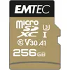 Emtec Speedin pro u3 v30 a1 ecmsdm256gxc10sp 256go microsdxc uhs-i noir or
