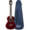 Flight Iris Tinta Tenor Transparant Purple tenor ukelele met gigbag