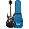 Flight ALMVANTETBK Vanguard Tenor Elektrische Ukulele - Trans Zwart