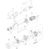 Startmotor / Starter MS344 Mahle
