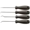 Lot de 4 kit d'outils crochet joints toriques suspension Unior 639PB - noir - 165 mm