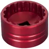 Unior Douille de pédalier 16 encoches - Rouge