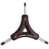 Unior - clé hexagonale 3 voies noir/rouge 4/5/6 mm UN624909
