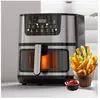 BLEOSAN Friteuse à air sans huile 12L Air Fryer 2000W avec Fenêtre Tra...