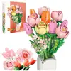 BLEOSAN Jeu de Construction de Fleurs 11 Bouquets de Rose Tulipes Fore...