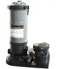 Groupe de filtration plati clair à cartouche - 5.7 m³/h + raccords