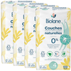 Biolane - Couches Naturelles Taille 4 - Ultra-Absorbant, Pas de Fuite ...