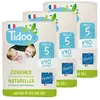 Tidoo Couche Écolabellisée 40 couches Taille 5 (12-25kg) Lot de 3