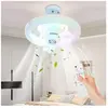 ANDYOU Ventilateurs Plafond avec Lumière, Ventilateur Silencieux Plafo...