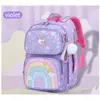 ORGANGONFAND Cartable Fille Sac à dos Primaire Enfant - Sac de rentrée...