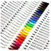 24 feutres de coloriage pour Journal 0,4 mm Double pointes feutre fine et pinceau Couleur à l'eau Stylos de dessin pour étudiant