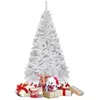 COSTWAY Sapin de Noël Artificiel 240cm Aiguilles en PVC Arbre en Epicé...