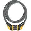 Onguard Kabelslot Coil Neon Combo 180 Cm X 12 Mm Zwart/oranje