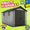 Keter Abri en résine OAKLAND BROSSIUM® 7513 - 10m² - Gris