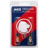 Joes lot de 2 valves schrader argenté