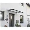 Palram - Canopia | Marquise de porte Altair 1500 Gris anthracite