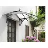 Palram - Canopia | Marquise de porte Iris 174 x 125 xm Noire