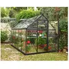 Canopia Serre de jardin en aluminium gris et polycarbonate Harmony 5.7m²