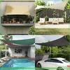 FAFEISY Voile de parasol - 25x4 m - Tissu Oxford PU - Rectangulaire - ...
