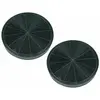 FAC Lot de 2 filtres charbon type 196 196X30 mm (484000008674) Hotte aeg, ariston hotpoint, arthur martin electrolux, beko, bosch, de dietrich,