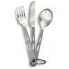 OPTIMUS Titanium 3 piece Cutlery Set - Campingbestek - Titanium