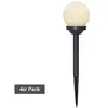 Star Trading zonnepaaltjeset bol, 4 stuks, wit, LED, schemersensor, wa...