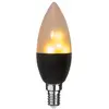 Star Trading - Lampe led E14 C37 Flame, blanc chaud, détecteur de grav...