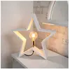 STAR Trading Lysekil Kerst Tafellamp Ster - E27 - 50 cm- hout/staal/wi...
