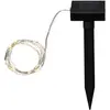 Star Trading Solar LED-lichtketting Dew Drop warm wit (50 LED's, batte...