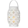 Star Trading Flame LED lantaarn - wit - groot (H 23 cm)