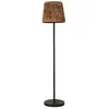 Star Trading Lampe solaire Cesta, Lampadaire, aspect rotin, marron, so...